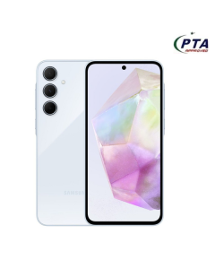 Samsung Galaxy A35 -Ice Blue-256GB - 8GB RAM - On Installments   -NomanT ( 3 Months 0% Percent Profit Product Available On 48 Months Installment )